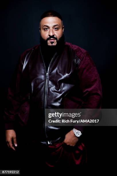 Khaled poses for a portrait during the 2017 American Music Awards at Microsoft Theater November 19, 2017 in Los Angeles, California.