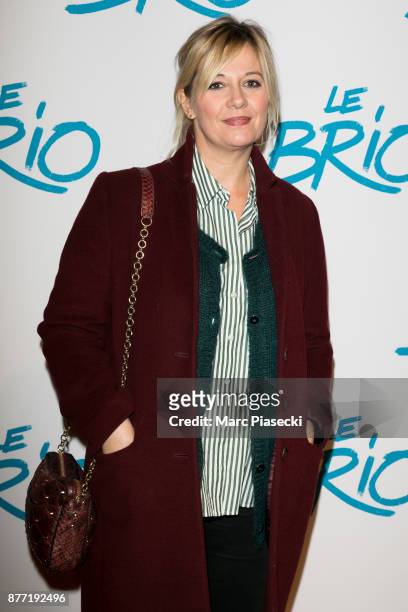 Flavie Flament attends the 'Le Brio' Premiere at Cinema Gaumont Capucine on November 21, 2017 in Paris, France.