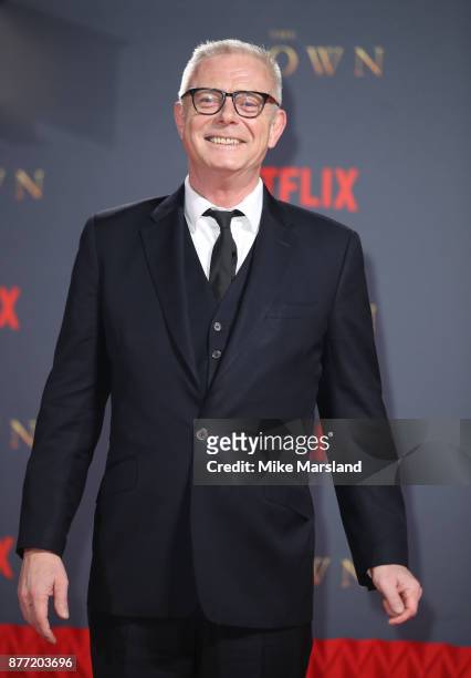 Stephen Daldry attends the World Premiere of season 2 of Netflix "The Crown" at Odeon Leicester Square on November 21, 2017 in London, England.