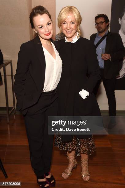 Sally Greene and guest attend the World Premiere after party for season 2 of Netflix "The Crown" at Somerset House on November 21, 2017 in London,...