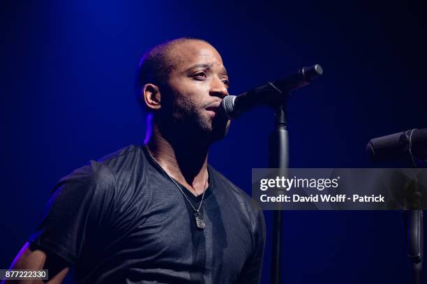 Trombone Shorty performs at L'Olympia on November 21, 2017 in Paris, France.