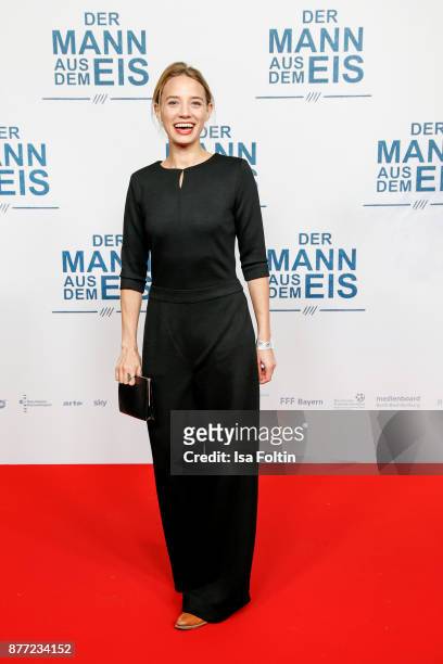 German actress Jytte-Merle Boehrnsen attends the premiere of 'Der Mann aus dem Eis' at Zoo Palast on November 21, 2017 in Berlin, Germany.