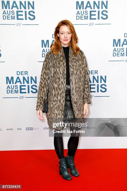 German actress Lavinia Wilson attends the premiere of 'Der Mann aus dem Eis' at Zoo Palast on November 21, 2017 in Berlin, Germany.