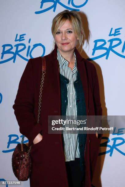 Flavie Flament attends the "Le Brio" movie Premiere at Cinema Gaumont Opera Capucines on November 21, 2017 in Paris, France.