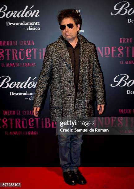 Andres Calamaro during "Indestructible" premiere on November 21, 2017 in Madrid, Spain.