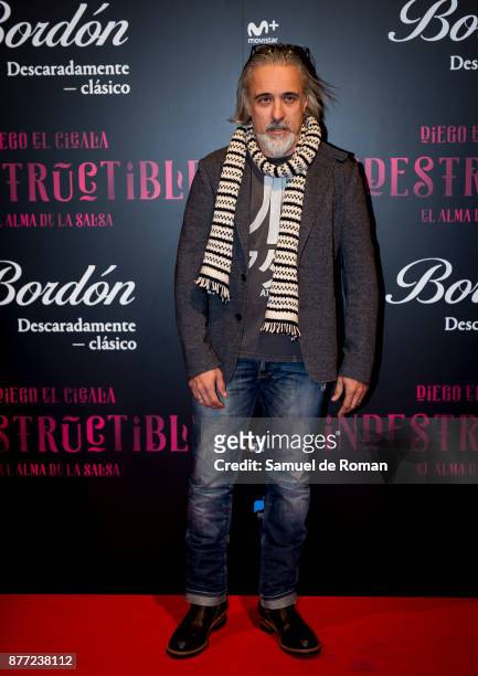 Sergi Arola during "Indestructible" premiere on November 21, 2017 in Madrid, Spain.