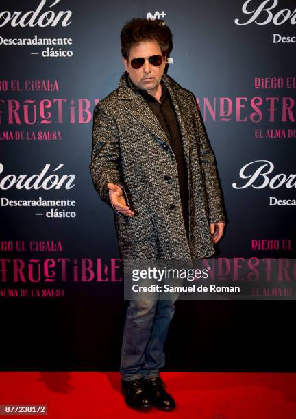 Andres Calamaro during "Indestructible" premiere on November 21, 2017 in Madrid, Spain.