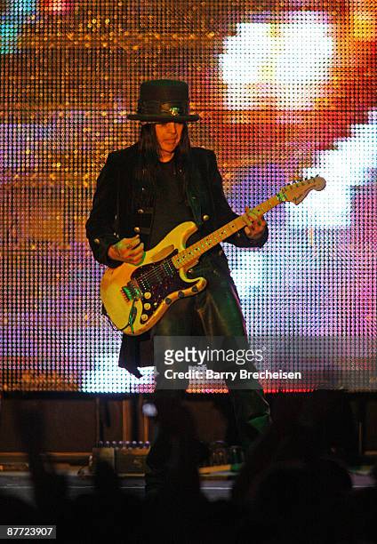 Mick Mars of Motley Crue performs during the 2009 Rock On The Range festival at Columbus Crew Stadium on May 17, 2009 in Columbus, Ohio.