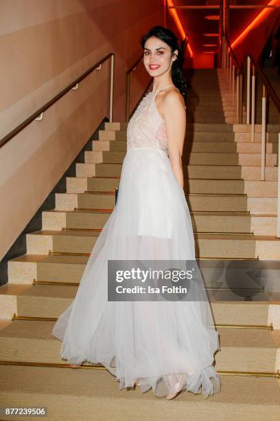 German actress Violetta Schurawlow attends the premiere of 'Der Mann aus dem Eis' at Zoo Palast on November 21, 2017 in Berlin, Germany.