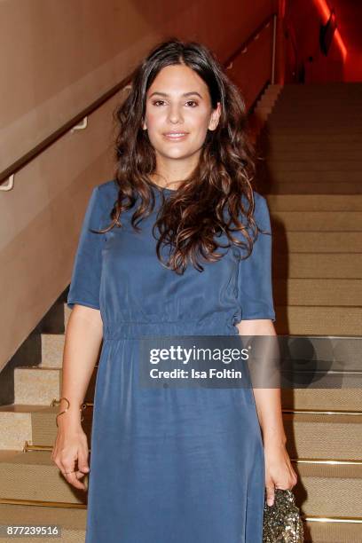 German actress Violetta Schurwlow attends the premiere of 'Der Mann aus dem Eis' at Zoo Palast on November 21, 2017 in Berlin, Germany.