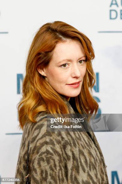 German actress Lavinia Wilson attends the premiere of 'Der Mann aus dem Eis' at Zoo Palast on November 21, 2017 in Berlin, Germany.