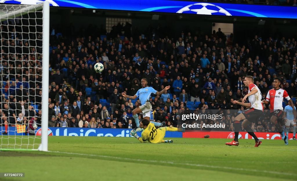 Manchester City FC vs Feyenoord Rotterdam: UEFA Champions League