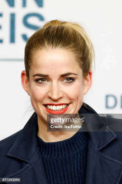 German actress Merle Collet attends the premiere of 'Der Mann aus dem Eis' at Zoo Palast on November 21, 2017 in Berlin, Germany.