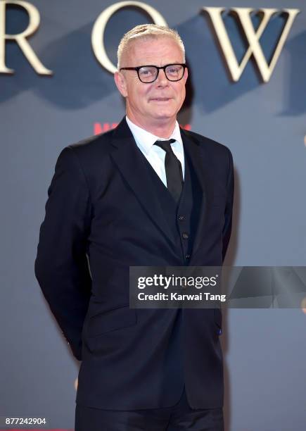 Stephen Daldry attends the World Premiere of Netflix's "The Crown" Season 2 at Odeon Leicester Square on November 21, 2017 in London, England.