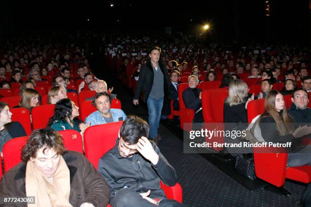 Director of the movie Yvan Attal attends the "Le Brio" movie Premiere at Cinema Gaumont Opera Capucines on November 21, 2017 in Paris, France.