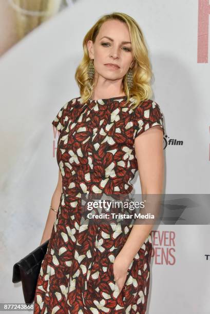 Simone Hanselmann during the premiere of 'Whatever happens' at Astor Film Lounge on November 21, 2017 in Berlin, Germany.