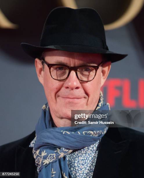 Alex Jennings attends the World Premiere of season 2 of Netflix "The Crown" at Odeon Leicester Square on November 21, 2017 in London, England.