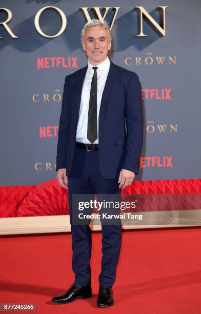 Ben Miles attends the World Premiere of Netflix's "The Crown" Season 2 at Odeon Leicester Square on November 21, 2017 in London, England.