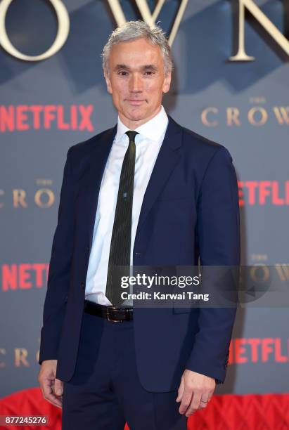 Ben Miles attends the World Premiere of Netflix's "The Crown" Season 2 at Odeon Leicester Square on November 21, 2017 in London, England.