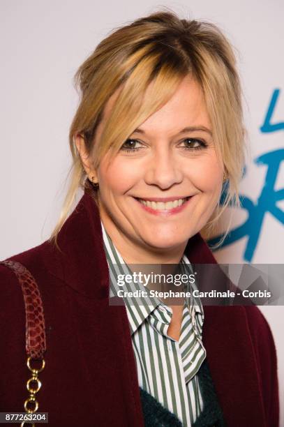 Flavie Flament attends the "Le Brio" Paris Premiere at Cinema Gaumont Capucine on November 21, 2017 in Paris, France.