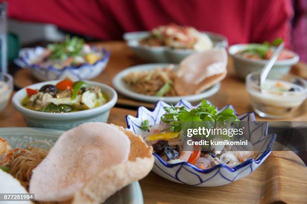 thai meal - green curry stock pictures, royalty-free photos & images