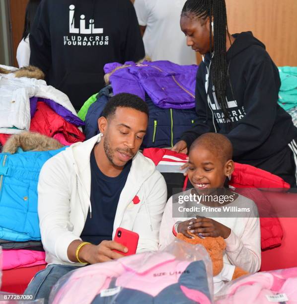 Ludacris attends the 2017 Ludacris Foundation Coat Giveaway at Egleston Children's Center on November 21, 2017 in Atlanta, Georgia.