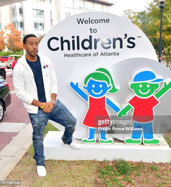 Ludacris attends the 2017 Ludacris Foundation Coat Giveaway at Egleston Children's Center on November 21, 2017 in Atlanta, Georgia.