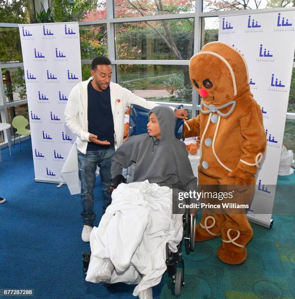 Ludacris attends the 2017 Ludacris Foundation Coat Giveaway at Egleston Children's Center on November 21, 2017 in Atlanta, Georgia.