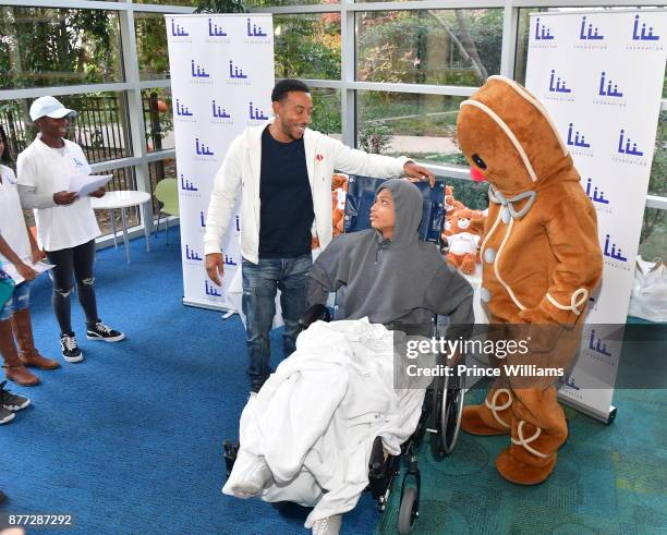 Ludacris attends the 2017 Ludacris Foundation Coat Giveaway at Egleston Children's Center on November 21, 2017 in Atlanta, Georgia.