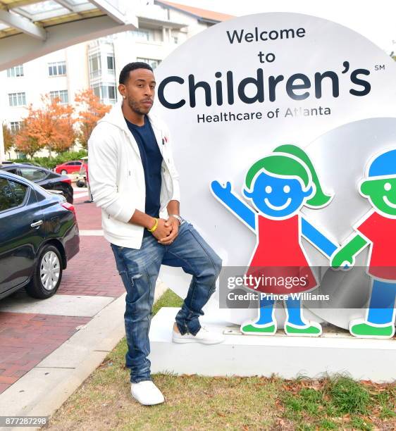 Ludacris attends the 2017 Ludacris Foundation Coat Giveaway at Egleston Children's Center on November 21, 2017 in Atlanta, Georgia.