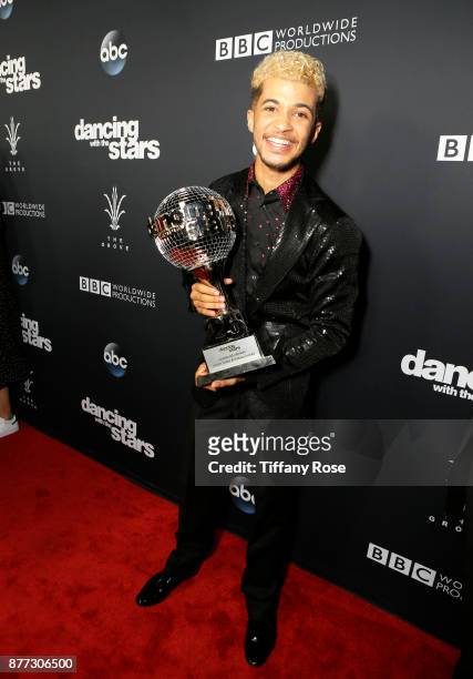 Jordan Fisher at The Grove Hosts Dancing with the Stars Live Finale at The Grove on November 21, 2017 in Los Angeles, California.