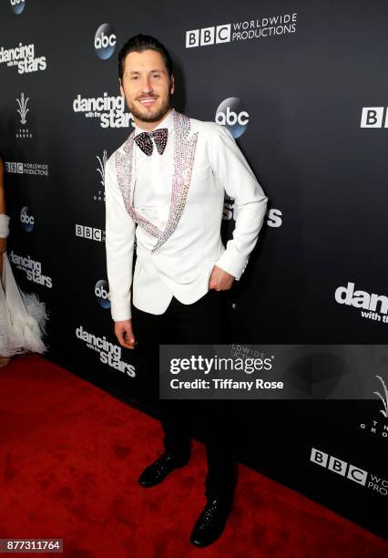 Val Chmerkovskiy at The Grove Hosts Dancing with the Stars Live Finale at The Grove on November 21, 2017 in Los Angeles, California.