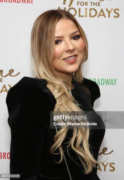 Bianca Ryan attends the Broadway Opening Night after party for 'Home for the Holidays - The Broadway Concert Celebration' at the Copacabana in New...