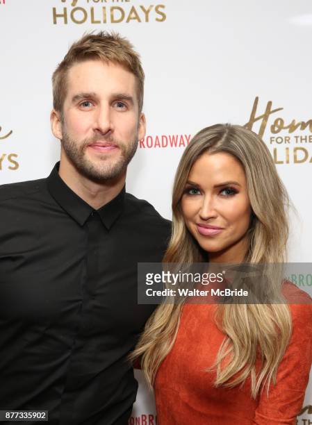 Shawn Booth and Kaitlyn Bristowe attend the Broadway Opening Night after party for 'Home for the Holidays - The Broadway Concert Celebration' at the...