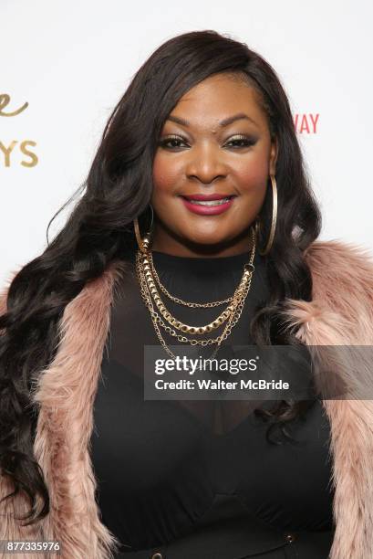 Candice Glover attends the Broadway Opening Night after party for 'Home for the Holidays - The Broadway Concert Celebration' at the Copacabana in New...