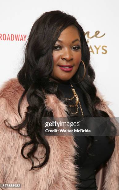Candice Glover attends the Broadway Opening Night after party for 'Home for the Holidays - The Broadway Concert Celebration' at the Copacabana in New...