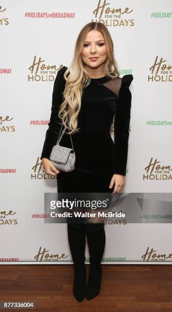 Bianca Ryan attends the Broadway Opening Night after party for 'Home for the Holidays - The Broadway Concert Celebration' at the Copacabana in New...