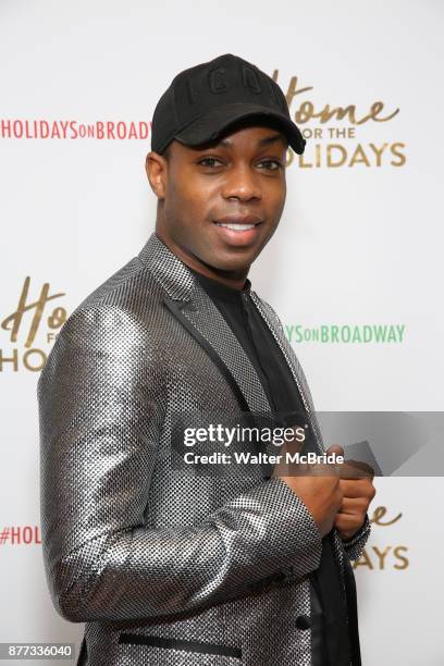Todrick Hall attends the Broadway Opening Night after party for 'Home for the Holidays - The Broadway Concert Celebration' at the Copacabana in New...