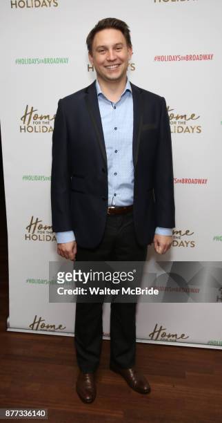 Jonathan Tessero attends the Broadway Opening Night after party for 'Home for the Holidays - The Broadway Concert Celebration' at the Copacabana in...