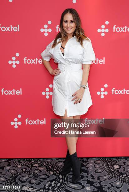 Jackie Gillies during a Real Housewives of Melbourne Season 4 Media Opportunity on November 22, 2017 in Sydney, Australia.