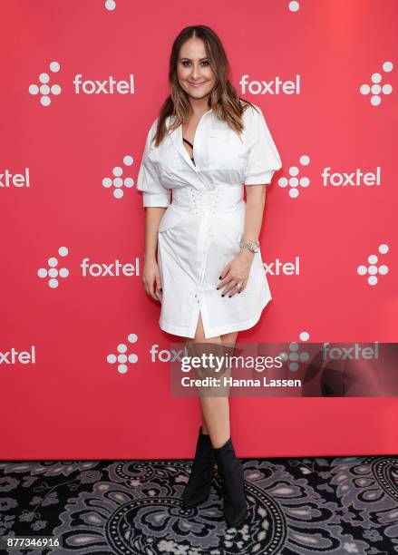 Jackie Gillies during a Real Housewives of Melbourne Season 4 Media Opportunity on November 22, 2017 in Sydney, Australia.