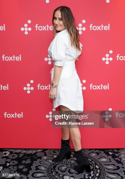 Jackie Gillies during a Real Housewives of Melbourne Season 4 Media Opportunity on November 22, 2017 in Sydney, Australia.