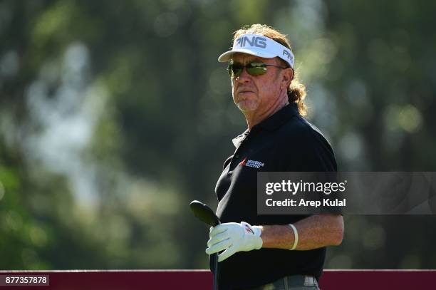 Miguel Angel Jimenez of Spain pictured during the Pro Am tournament ahead of UBS Hong Kong Open 2017 at The Hong Kong Golf Club on November 22, 2017...