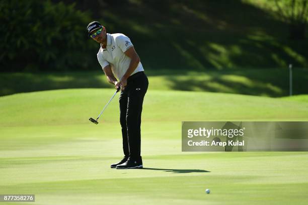 Rafa Cabrera Bello of Spain pictured during the Pro Am tournament ahead of UBS Hong Kong Open 2017 at The Hong Kong Golf Club on November 22, 2017 in...