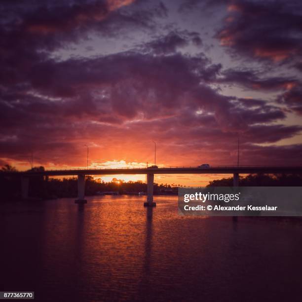 mildura sunset - alexander kesselaar stock pictures, royalty-free photos & images