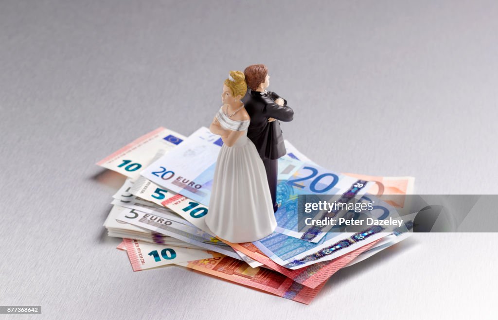 DIVORCED ARGUING COUPLE ON EUROS
