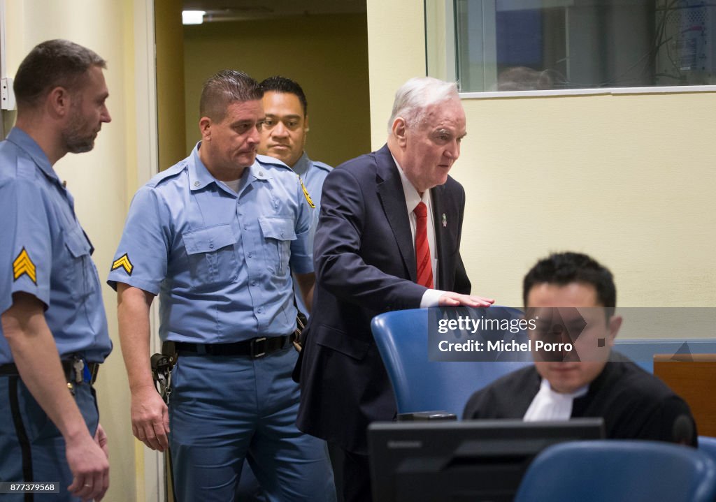 Verdict Announced In Ratko Mladic War Crimes Trial