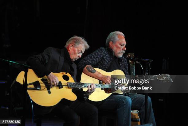 Jorma Kaukonen and Jack Casady of Hot Tuna perform at City Winery on November 21, 2017 in New York City.