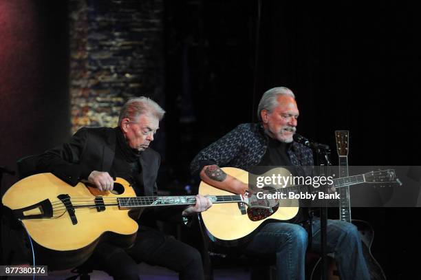 Jorma Kaukonen and Jack Casady of Hot Tuna perform at City Winery on November 21, 2017 in New York City.