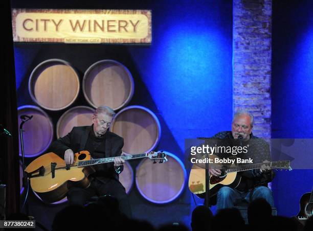 Jorma Kaukonen and Jack Casady of Hot Tuna perform at City Winery on November 21, 2017 in New York City.